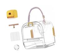 Security Pet Satchels Large Capacity Pet Slings Ventilated Travel Carriers For Outdoor Bird Excursions Small Bird Carriers