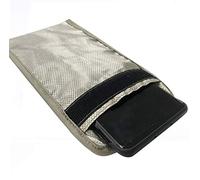 Security Pouch Faraday Bag Anti-Radiation Cell Phone Sleeve Signal Block Pouch Shield EMF 5G Protection RF GPS RFID Privacy Case Covers Smartphone Electronic Devices Anti-Tracking Wallet (B)