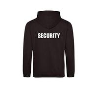Security Printed Black Hoodie, Security Officer, Security Guard Bouncer, Doorman, Events, Small