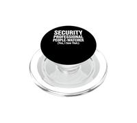 Security Professional People-Watcher Yes I Saw That Design PopSockets PopGrip for MagSafe