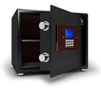 Security, Safe Cabinet, Electronic Password Safe, All-steel Anti-theft Multifunctional Small Double-layer Locker for Office And Home Wall Safe, 30cm, Style1-1