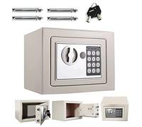 Security Safe Cash Box, High Security Steel Safe Cabinet Fireproof Safe Box,Digital Combination Lock Safe with Digital Combination Lock Safe for Home Office Cash Jewelry Money,16L (25x35x25cm)