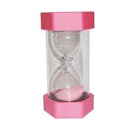 Security Safety Fashion Hourglass Sand Timer Teacher Created Resources and Children Brush Their Teeth Kitchen Countdown (15 minutes, Pink)