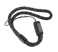 Security Safety Tether Lanyard 20.5cm Nylon Anti-Loss Strap for Helmet Camera, Compatible for Garmin Edge Cycle Computers and Bike Lights, Prevents Loss During Road Cycling(Camouflage)