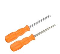 Security Screwdriver Set 3.8mm 4.5mm Gamebit Hardened Steel Orange Handle for NES SNES N64 SFC Gamecube Repair Tool