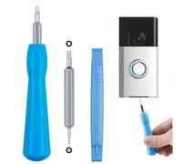 Security Screwdriver Set for Ring Doorbell, T6 T15 Double-Ended, Blue