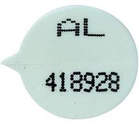 Security Seals Numbered Round White (Pack of 500) WSealNO, 15mmX 9mm