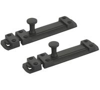 Security Slide Bolt Tower Bolt Internal Door Bolt In Matt Balck Finish 100mm (4") - Golden Grace (2)