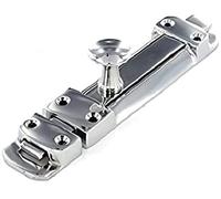 Security Slide Door Bolt In Polished Chrome 150mm (6") - Golden Grace