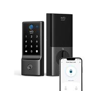 eufy Security Smart Lock C220, Fingerprint Keyless Entry Door Lock, Built-in Wi-Fi, App Remote Control, Front Door Smart Lock Deadbolt, 8Months Battery, Reliable Power, IP53 Waterproof, BHMA Grade 3