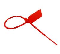 Security Tag Seal/Fire Seal Fastener - Different Pack Sizes & Colours Available (Red, 100 Pieces)