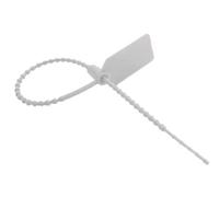 Security Tag Seal/Fire Seal Fastener - Different Pack Sizes & Colours Available (White, 100 Pieces)