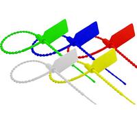 Security Tag Seals Fire Extinguishers Suitcases 35x19mm Multi-Colour Pack - 50pc