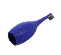 Security Toothbrush Blue Silicone Rounded Edge Manual Brush