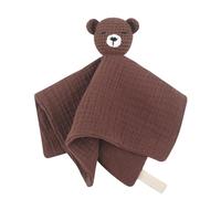 Security Towel Drooling Bib Knitted Bear Soothes Towel Teething Sleep Doll Toy Nursing for Infant Cotton Comforter Blanket Soft Newborn Sleep Toy