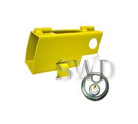 Security Trailer Caravan Hitch Hinge Coupling Lock Disc Padlock Anti Theft