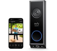 Security Video Doorbell E340 Dual Camera with Delivery Guard 2K Full HD Wireless Video Doorbell Camera, Wired or Battery Powered