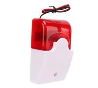 Security Warning Light, Audible and Red Light Flashing Alarm Impact Resistant, 110dB Siren and 150 Times/min Flashing, Volume Adjustable(12V)