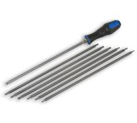 Security With Hole - Torx Screwdriver Set Extra Long 300mm Star 5 Sided 6 Sided