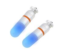 SecurityIng 2Pcs Scuba Dive Strobe Signal Light, Mini Tank Light Night Dive Marker Light, Underwater 150M LED Flashing Safety Light Firefly Beacon Diving Light with AAA Battery -Blue