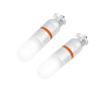 SecurityIng 2Pcs Scuba Dive Strobe Signal Light, Mini Tank Light Night Dive Marker Light, Underwater 150M LED Flashing Safety Light Firefly Beacon Diving Light with AAA Battery -White