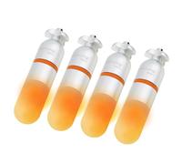 SecurityIng 4Pcs Scuba Dive Strobe Signal Light, Mini Tank Light Night Dive Marker Light, Underwater 150M LED Flashing Safety Light Firefly Beacon Diving Light with AAA Battery -Yellow