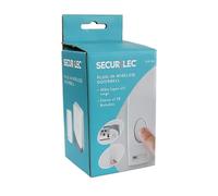 Securlec Wireless doorbell - Plug in Waterproof doorbell Cordless Door Chime kit with up to 100 M Wireless Range - 38 Chimes - Wire Free Door Bell.