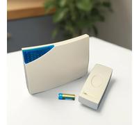 Securlec Wireless doorbell - Waterproof doorbell Battery Operated Cordless Door Chime kit with up to 100 M Wireless Range - 38 Chimes - Wire Free Door Bell.