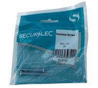Securlec Zinc Plated Machine Screws (Pack Of 2) Silver (5M X 25mm)