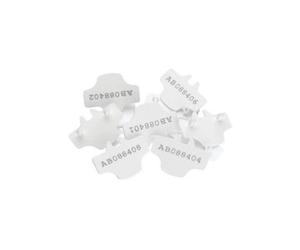 Securpak Versapak Numbered Seal, White, Pack Of 500