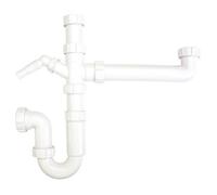 Securplumb Bowl & Half Kit White (40mm)