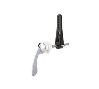 Securplumb Chrome Cistern Lever Set in Black Securplumb Black