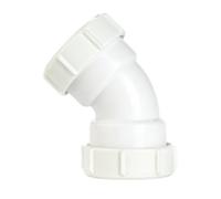 Securplumb Compression Bend White (32mm)