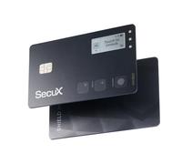 SecuX Shield Bio Crypto Hardware Wallet - Secure Biometric Authentication, Cold Storage Card for NFT, Bitcoin, Ethereum, Cardano, ERC20, BEP20, and More