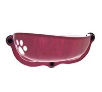SECWL Cat Window Hammock With Strong Suction Cups Pet Kitty Hanging Sleeping Bed Storage For Pet Warm Ferret Cage Cat Shelf Seat Beds