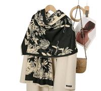 SECWL Luxury Winter Cashmere Scarf Women Design Warm Pashmina Blanket Femme Scarves Female Shawl Wraps Thick Foulard Scarf