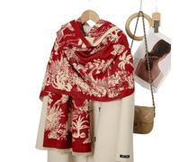 SECWL Luxury Winter Cashmere Scarf Women Design Warm Pashmina Blanket Femme Scarves Female Shawl Wraps Thick Foulard Scarf
