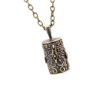 SECWL Urn Necklace Daily Wear Jewelry Box Pet Ashes Container Decorative Urns Souvenir Memory Keepsake Copper Pendant