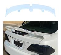 Sedan Ducktail Rear Trunk Lid Spoiler Wing, Compatible with Chevrolet Sail CS3 2010-2014, Car Rear Spoilers Trunk Tail Wing Lip Kit Exterior, B White