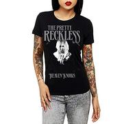 SEDAO The Pretty Reckless Heaven Knows Women Music T-Shirt Black