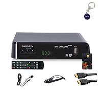 Sedea Satellite HD Receiver + TNTSAT V6 Card + HDMI Cable + 12 V Cable + IR Port