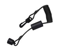 SeDeplacer 515-177-057 Ignition Key Cap & floating clip on style lanyard Compatible with All seadoo and Skidoo Models, Black, Large