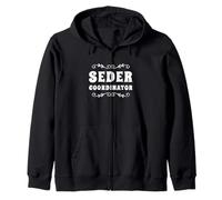 Seder Coordinator Jewish Funny Passover Leader Matzah Matzo Zip Hoodie
