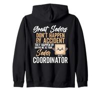 Seder Coordinator Jewish Holidays Great Passover Leader Zip Hoodie
