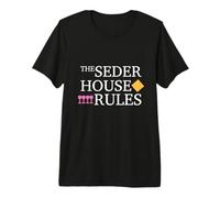 Seder House Rules Seder Coordinator Jewish Passover Matzah Premium T-Shirt
