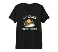 Seder House Rules Seder Coordinator Jewish Passover Matzah Premium T-Shirt
