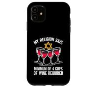 Seder Leader Jewish Food Religion Matzah Passover Leader Case for iPhone 11