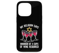Seder Leader Jewish Food Religion Matzah Passover Leader Case for iPhone 13 Pro