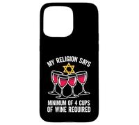 Seder Leader Jewish Food Religion Matzah Passover Leader Case for iPhone 15 Pro Max