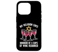 Seder Leader Jewish Food Religion Matzah Passover Leader Case for iPhone 16 Pro
